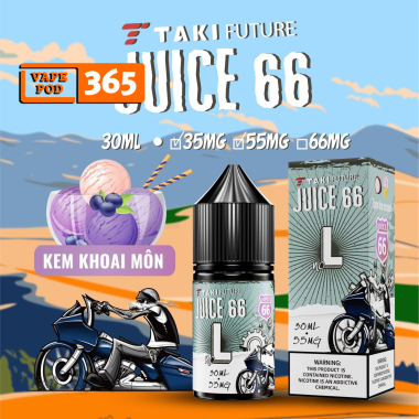 TAKI JUICE 66 Kem Khoai Môn 35/55mg 30ml - Take Juice 66 L