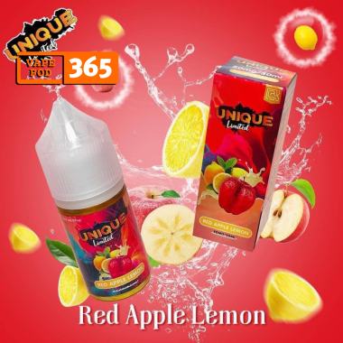 UNIQUE LIMITED Salt 30ml 50mg Red Apple Lemon -  Chanh Táo Đỏ