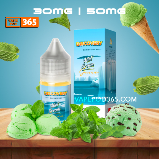 DISCOVERY SALT NIC Mint Cream - Kem Bạc hà