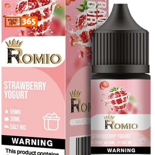 ROMIO KING SALT NIC 30ml Strawberry Yogurt - Sữa Chua Dâu