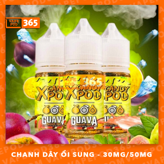 XCandy Salt Guava Passion Figs Ice - Ổi Chanh Dây