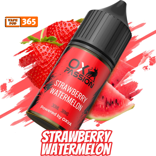 OX PASSION Dưa Hấu Dâu 30ml - Tinh Dầu Salt Nic OXVA 38/58ni Strawberry Watermelon