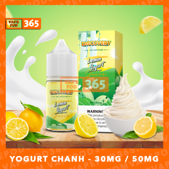 DISCOVERY SALT NIC Lemon Yogurt - Sữa Chua Chanh