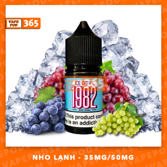 1982 Salt Nic Ice Grape  - Vang Nho Lạnh