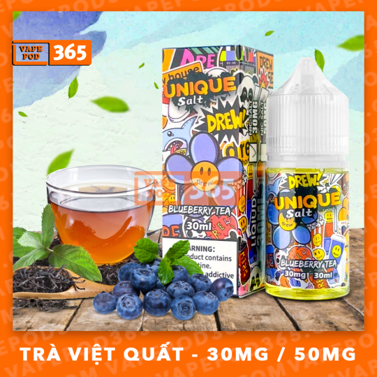 UNIQUE Salt Blueberry Tea -  Trà Việt Quất 