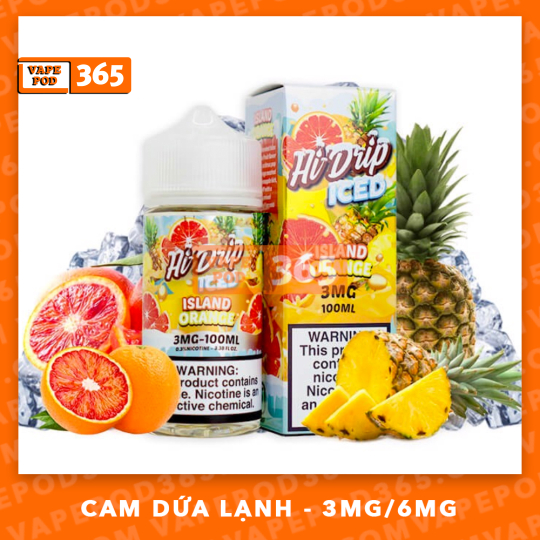 HIDRIP 100ML  Blood Orange Pineapple - Cam Dứa Lạnh