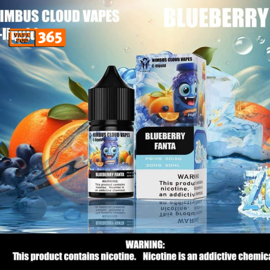 Nimbus Cloud Vapes Fanta Việt Quất Salt Nicotine 30ml - Blueberry Fanta