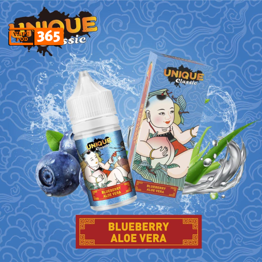  Unique Classic Việt Quất Nha Đam - Juice Salt Blueberry Aloe Vera 60ni/60mg