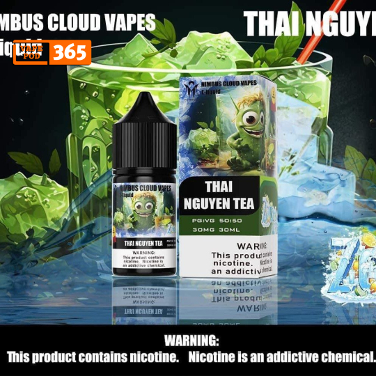 Nimbus Cloud Vapes Trà Thái Nguyên Salt Nicotine 30ml - Thai Nguyen Tea