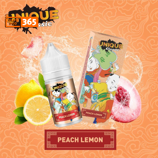 Unique Classic 30ml Đào Chanh - Juice Salt Peach Lemon 60ni/60mg