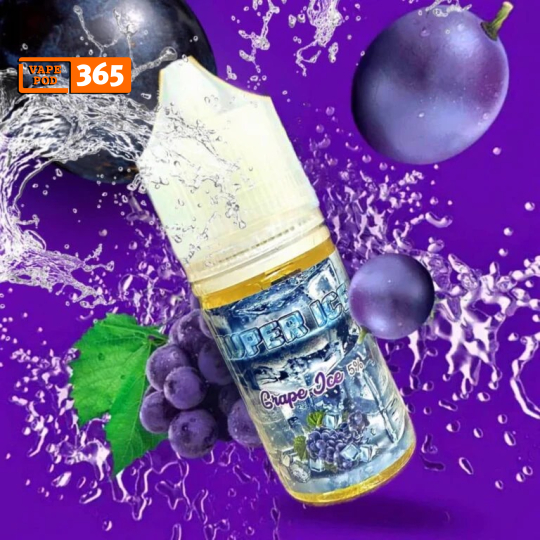 SUPER ICE Salt Nicotine 30ml 50mg Nho Lạnh - Grape Ice