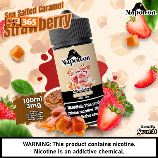 NAPOLEON  Salt Caramen Strawberry  By Sweet21
