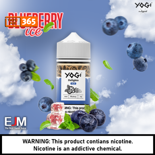 YOGI Delights 100ML Blueberry - Việt Quất Lạnh