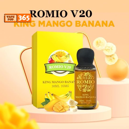 King Romio V20 King Mango Banana 30ml - King Romio Xoài Chuối Lạnh