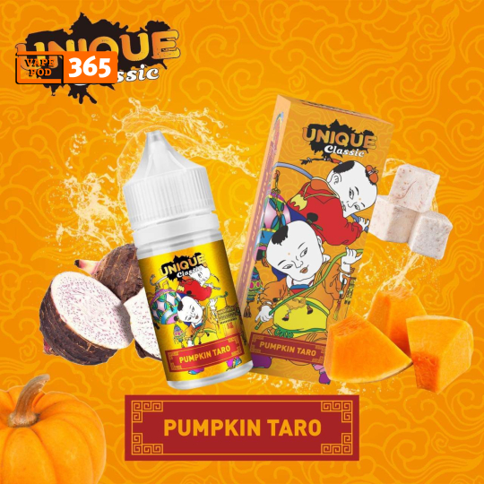 Unique Classic Bí Đỏ Khoai Môn - Juice Salt Pumpkin Taro 60ni/60mg