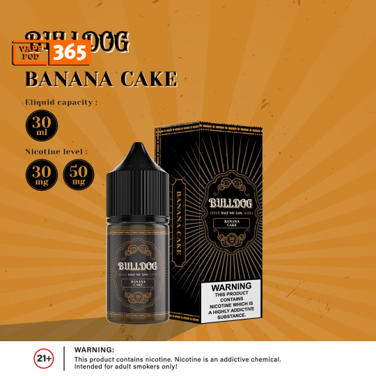 BULLDOG Banana Cake 30ml  - Bánh Chuối 30/50mg