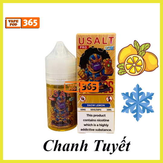 USALT PRO ICE Chanh Tuyết 50mg - Snow Lemon 50ni
