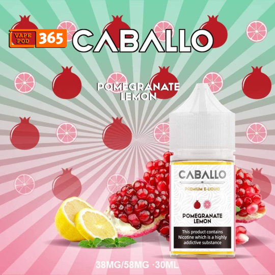 CABALLO Salt Nic Lựu Chanh - Pomegranate Lemon 30ml 38/58mg