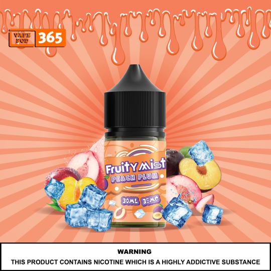 FRUITY MIST Salt 30ml Peach Plum - Đào Mận