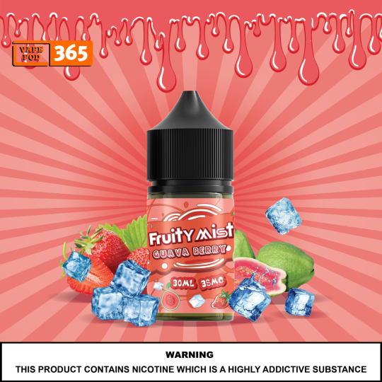 FRUITY MIST Salt 30ml Guava Berry - Ổi Dâu Lạnh