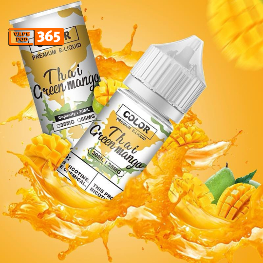 COLOR Salt Nic 30ml Xoài Thái Xanh Lạnh - Thai Green Mango