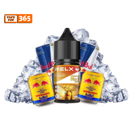 Juice RELX Salt Nic 30ml Tăng Lực Redbull - Red Buzz