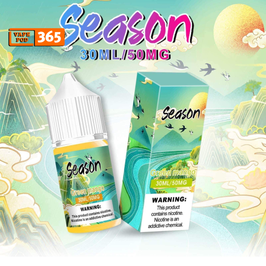 SEASON Salt Nic 30ml Xoài Xanh - Tinh Dầu Season Salt Nic Green Mango