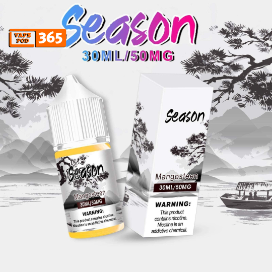 SEASON Salt Nic 30ml Măng Cụt Lạnh - Tinh Dầu Season Salt Nic Mangosteen
