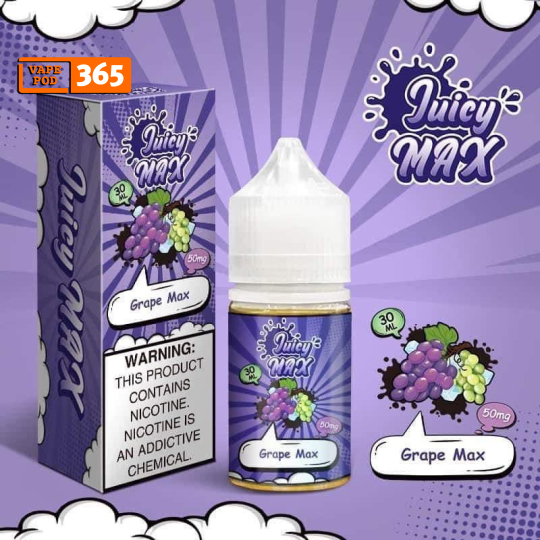 JUICY MAX Grape Max - Nho Lạnh Salt Nic