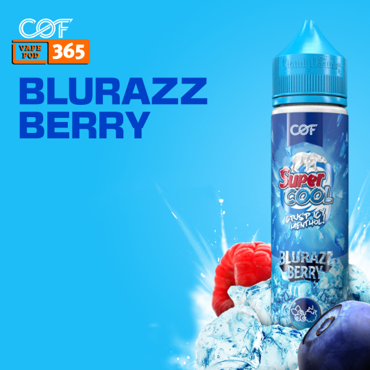 COF SUPER COOL  60ml Bluerazz Berry - Việt Quất Mâm Xôi