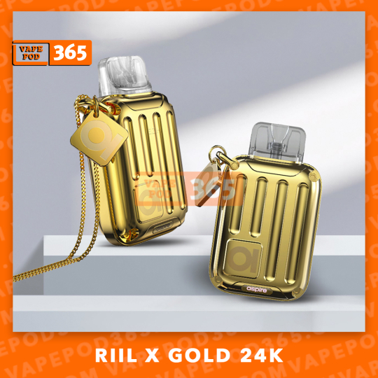 ASPIRE Riil X ( Rill X ) Pod Kit - GOLD Mạ Vàng 24K