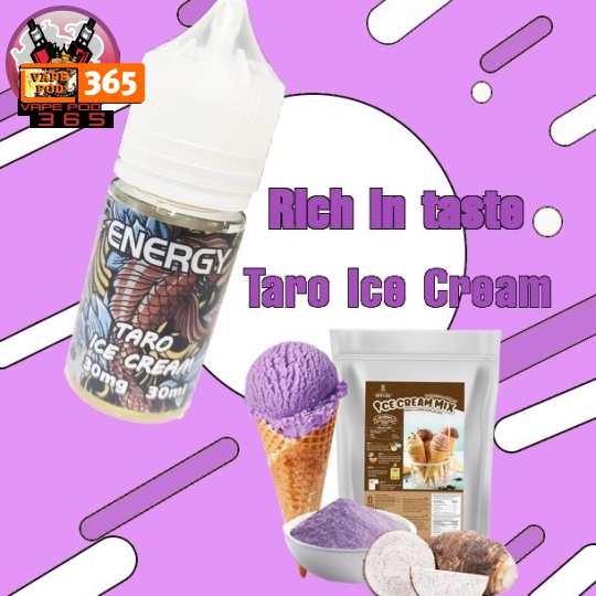 Energy Salt Taro Ice Cream - Kem Khoai Môn